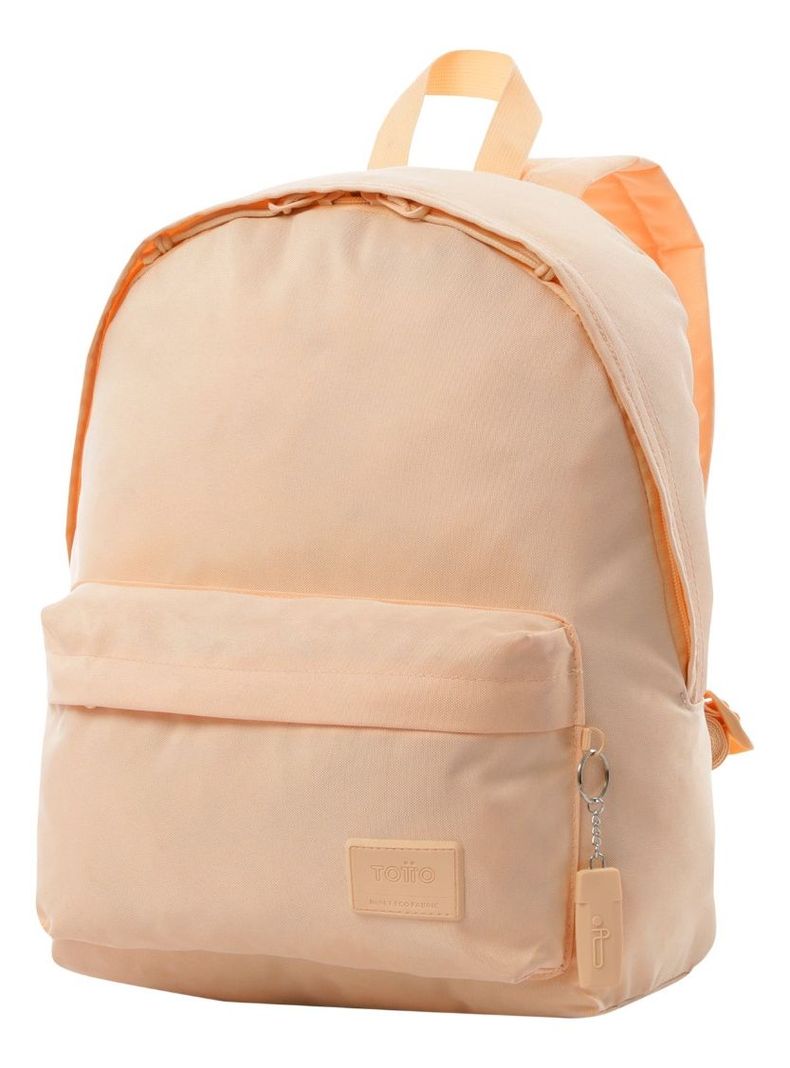 Mochila Escolar Totto Pack X2 + Estuche Multiuso Kalex Beige-2