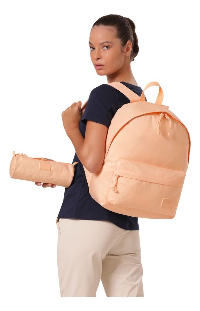 Mochila Escolar Totto Pack X2 + Estuche Multiuso Kalex Beige-8