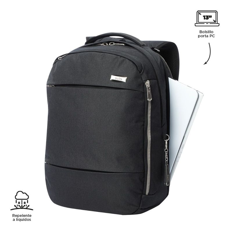 Mochila Notebook Totto Ejecutiva Juvenil Hombre Classic 15 L-3