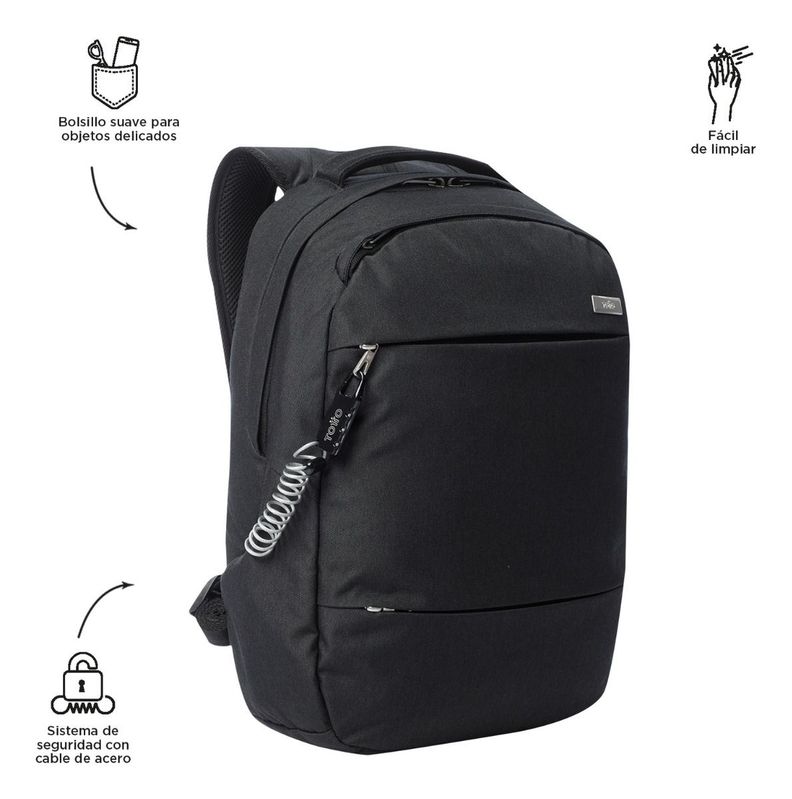Mochila Notebook Totto Ejecutiva Juvenil Hombre Classic 15 L-4