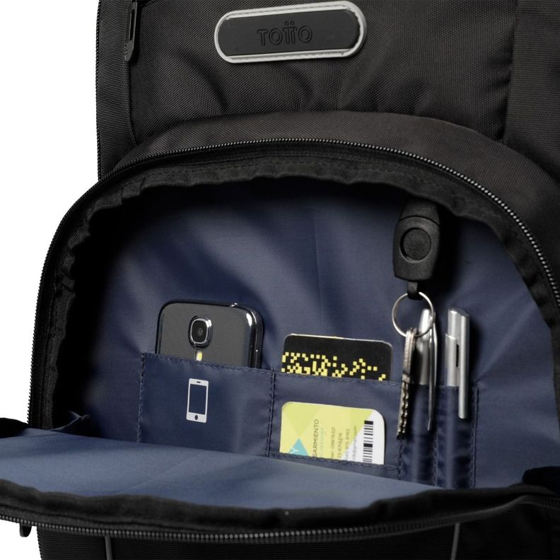 Mochila Totto Crockter Acolchada para Notebook y Trabajo-5