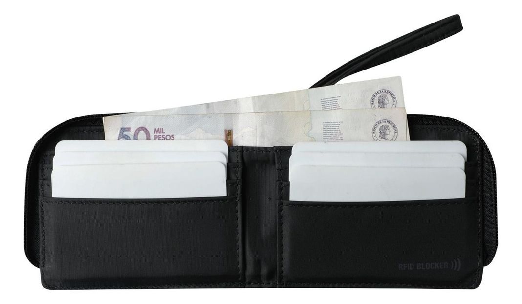 Totto Billetera Tarjetero Monedero RFID Segura y Versatil9-3