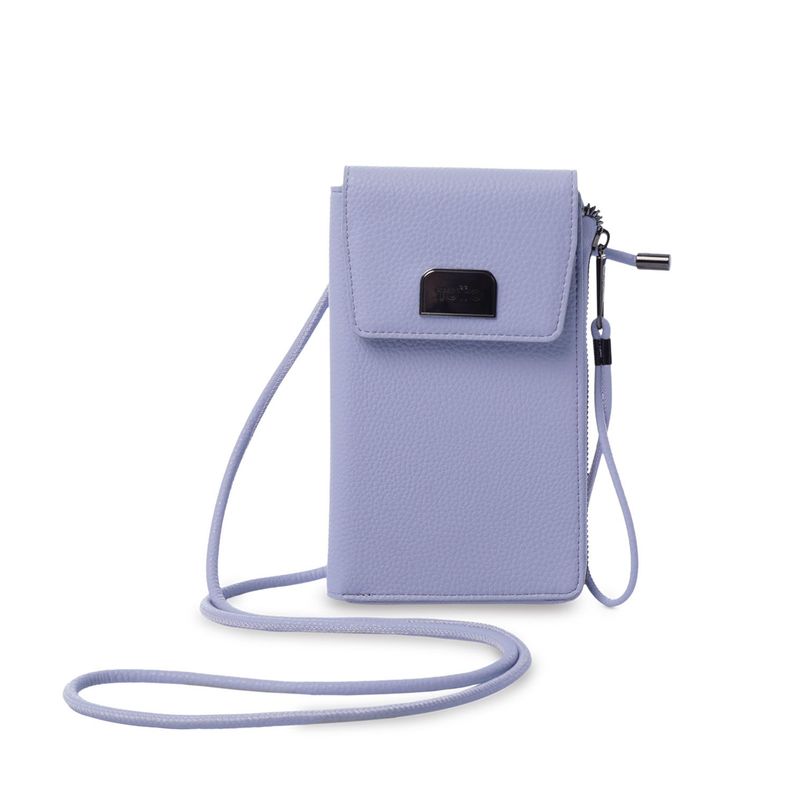 Portacelular Smooth Mujer con RFID Blocker Morado Totto L