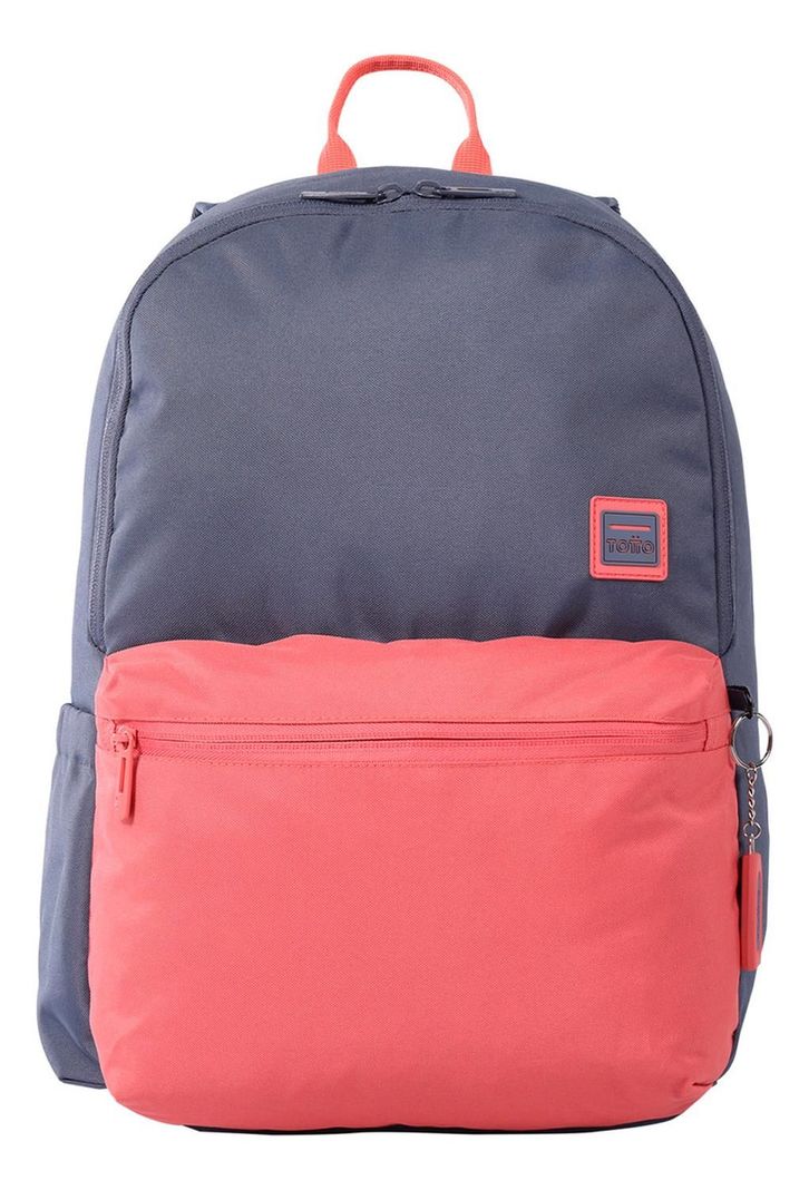 Mochila Hombre Totto Dragonar Gris/rosado