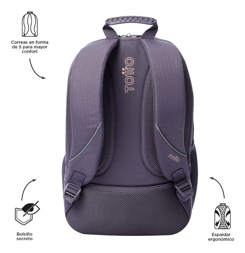 Mochila Totto Notebook Urbana 32 L Antirobo Classic Kla242-2