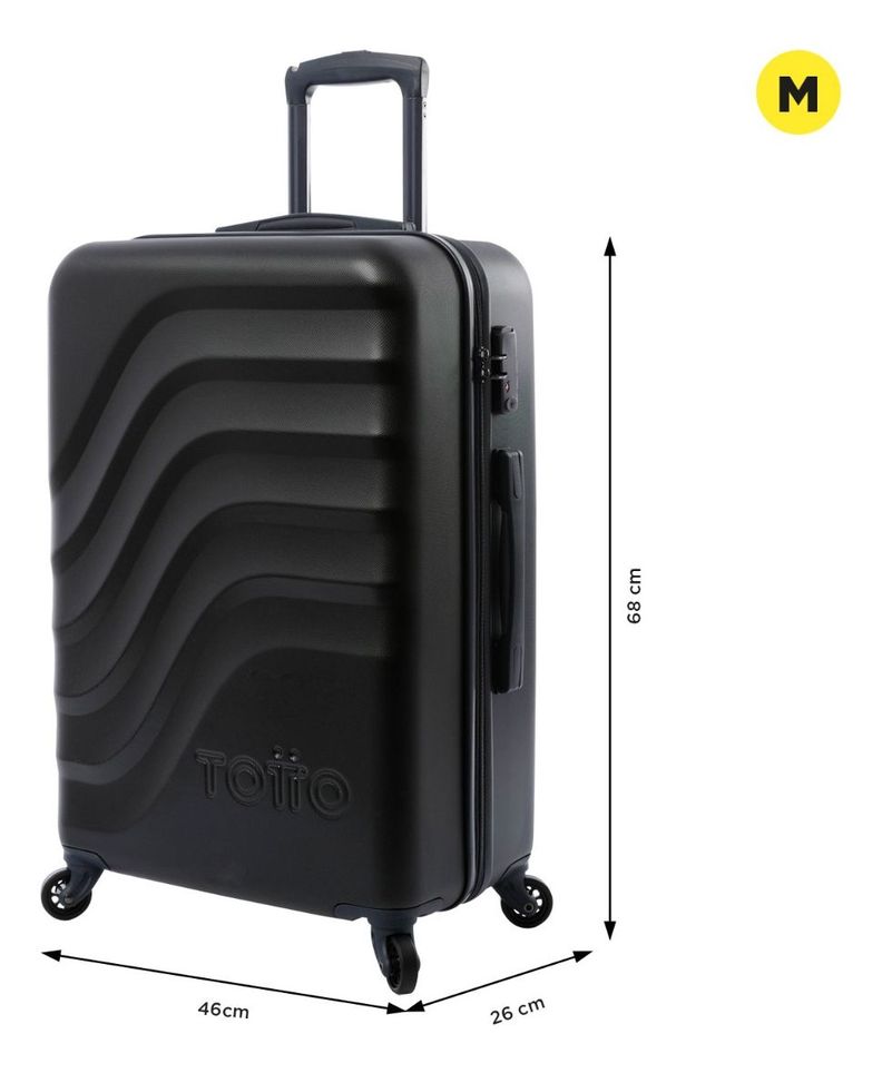 Totto Maleta De Viaje Carry On Ajustable Ruedas 360 M Baz002-1