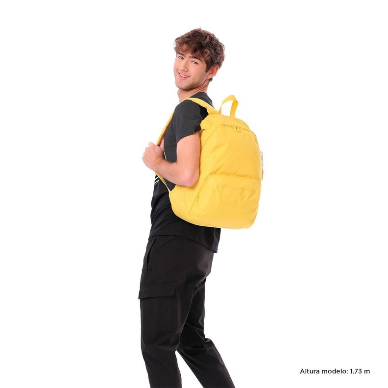 Mochila Urbana Ometto Amarillo Hombre-1