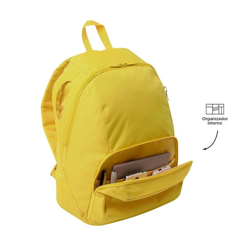 Mochila Urbana Ometto Amarillo Hombre-5