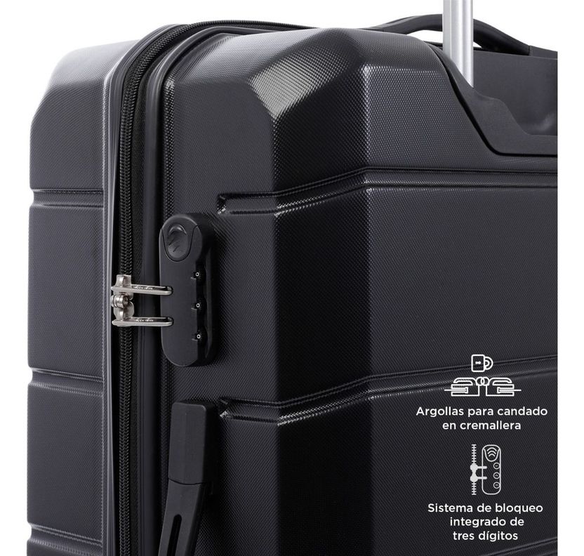 Totto Maleta Mediana Rigida Carry On 4 Ruedas 360 RAY002-3