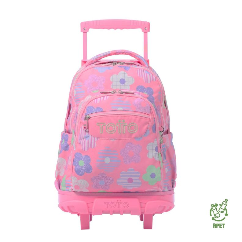 Mochila Escolar con Ruedas Bomper Renglon Margaly-0