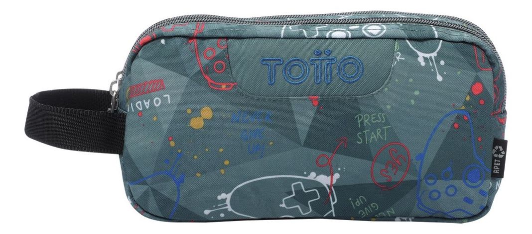 Estuche Totto Escolar para Lapices Impermeable Rpet de Niños26-0