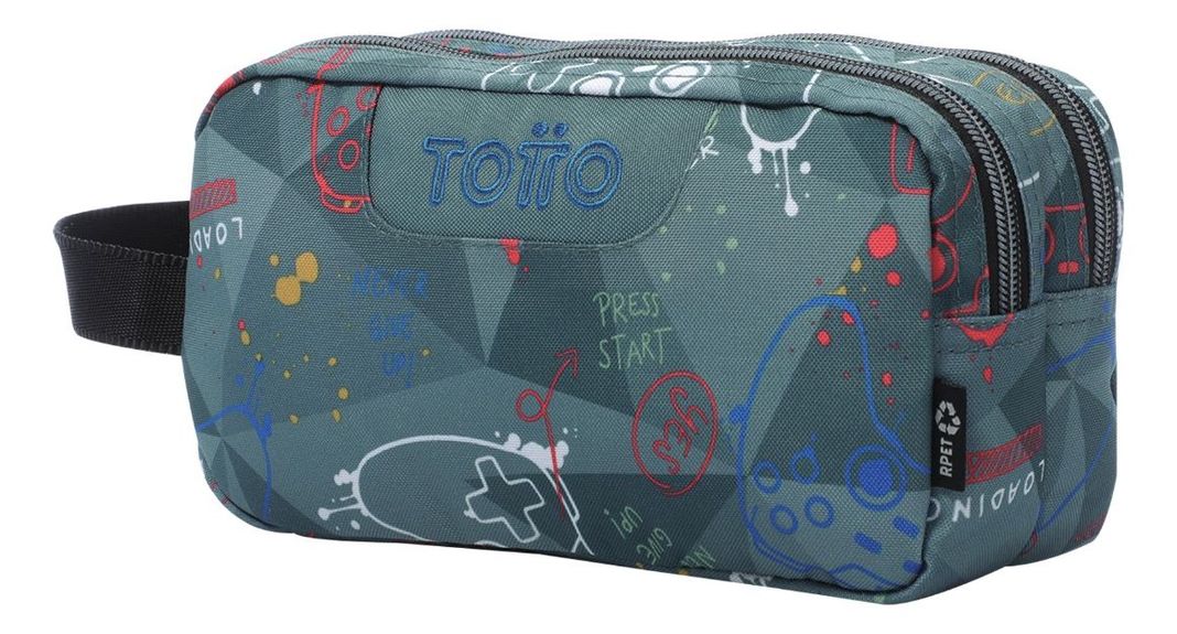 Estuche Totto Escolar para Lapices Impermeable Rpet de Niños26-1