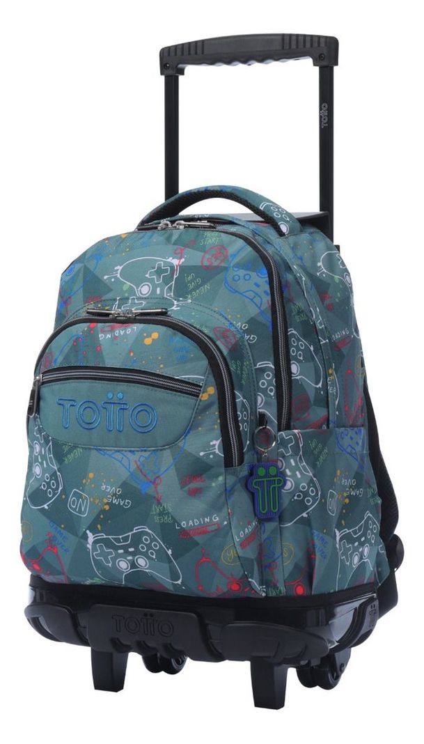 Mochila Urbana Notebook Escolar Ruedas Totto Classic Niño-1