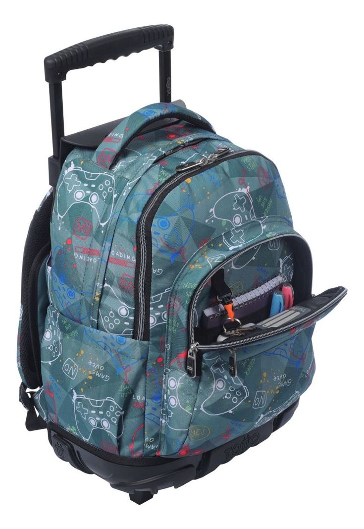 Mochila Urbana Notebook Escolar Ruedas Totto Classic Niño-3