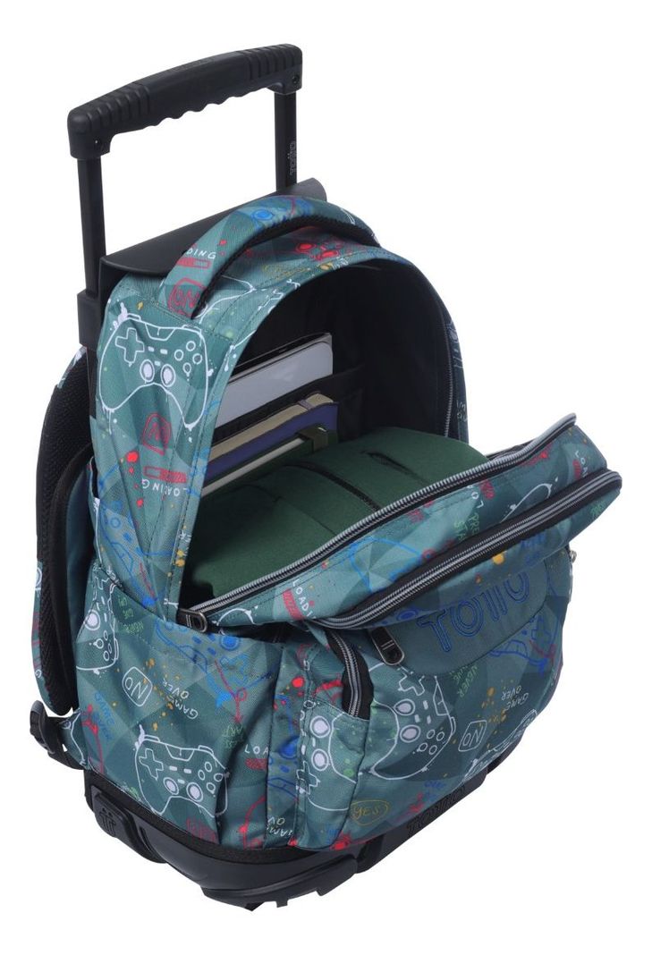 Mochila Urbana Notebook Escolar Ruedas Totto Classic Niño-4