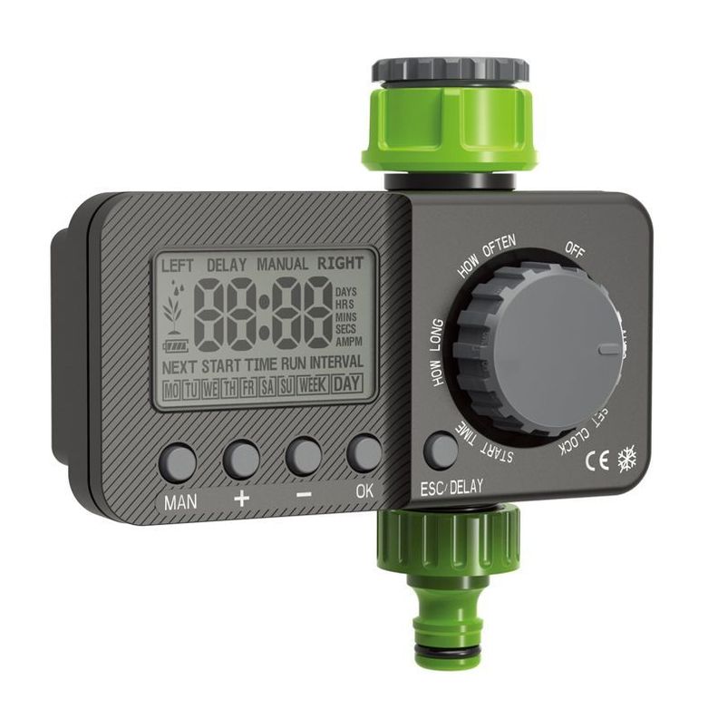  Programador Riego Para Llave Una Zona Color Gris-1