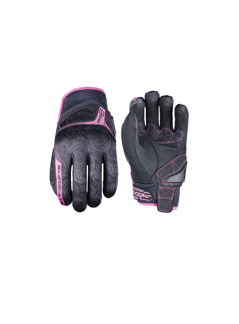Guantes De Moto Five RS3 Woman Rosado-0
