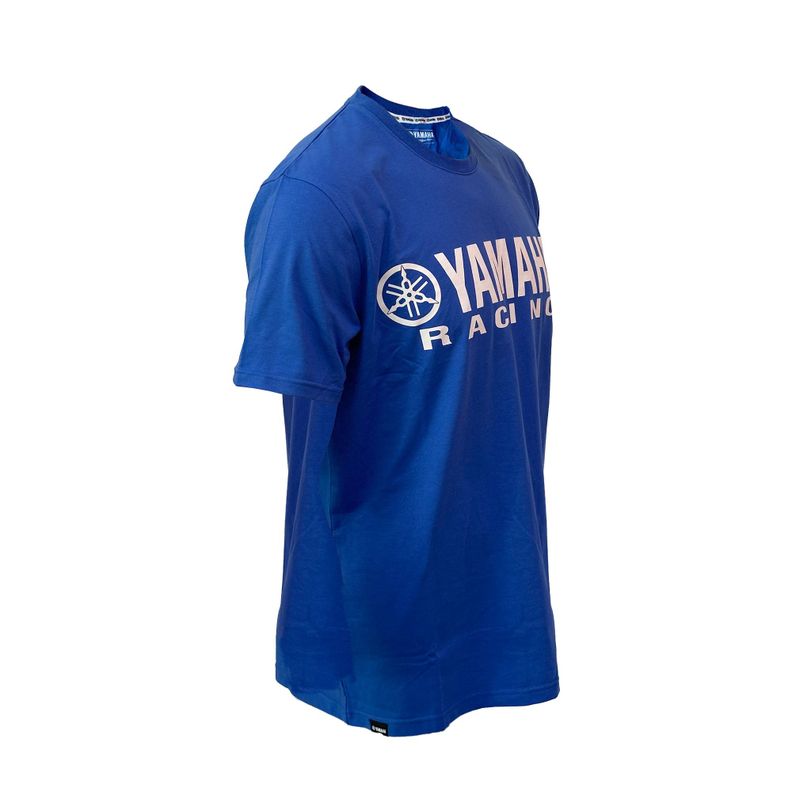 Polera De Hombre Manga Corta Yamaha Path Azul-1