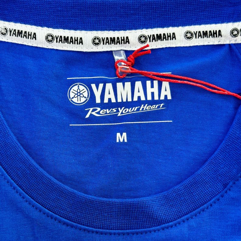 Polera De Hombre Manga Corta Yamaha Path Azul-2