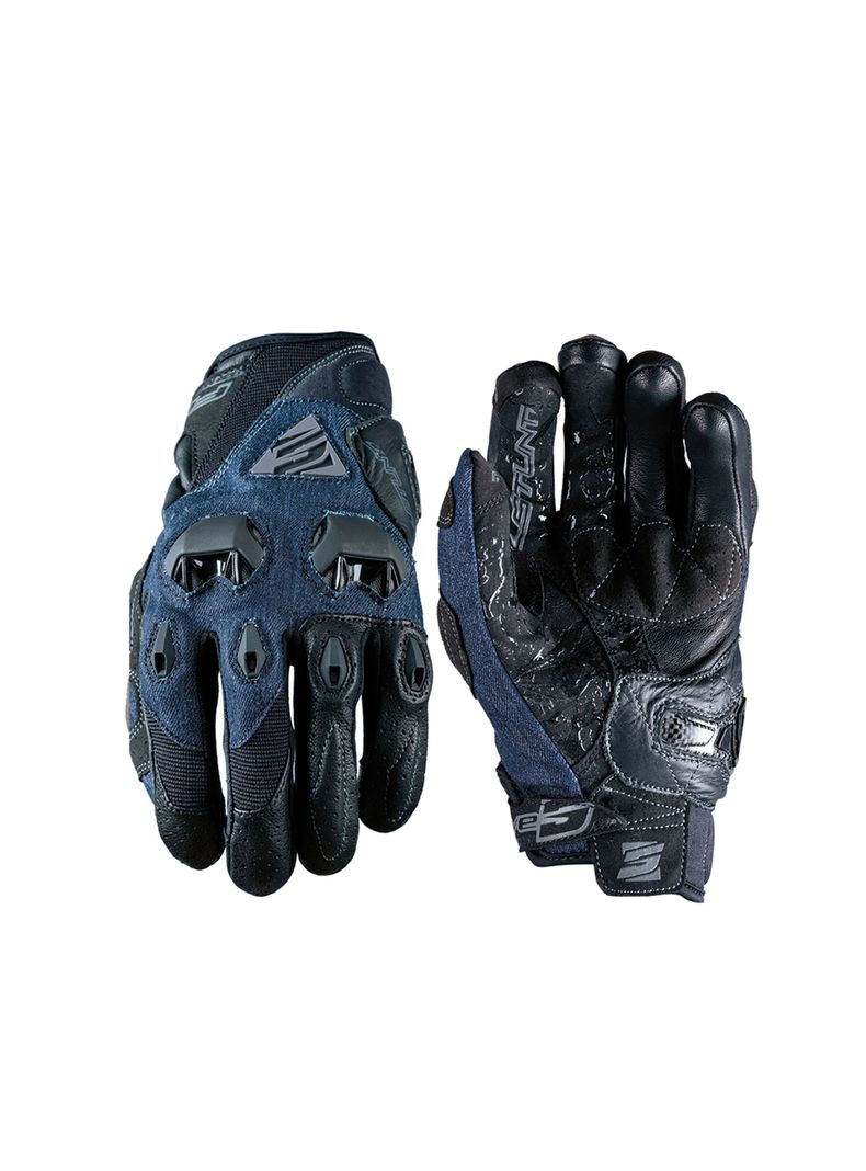 Guantes De Moto Five Stunt Evo Azul-0