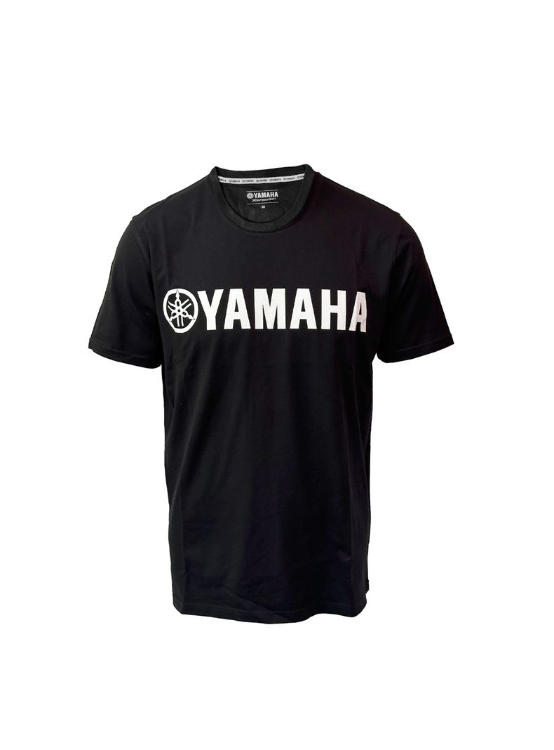 Polera De Hombre Manga Corta Yamaha Negro-0