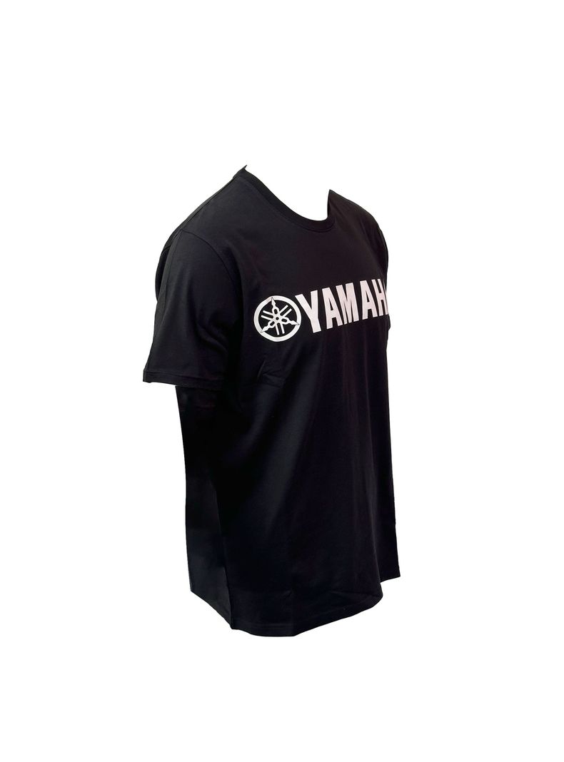 Polera De Hombre Manga Corta Yamaha Negro-1