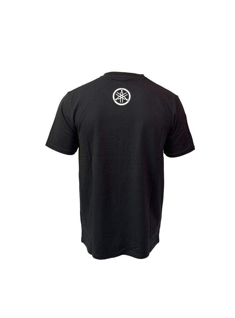 Polera De Hombre Manga Corta Yamaha Negro-2