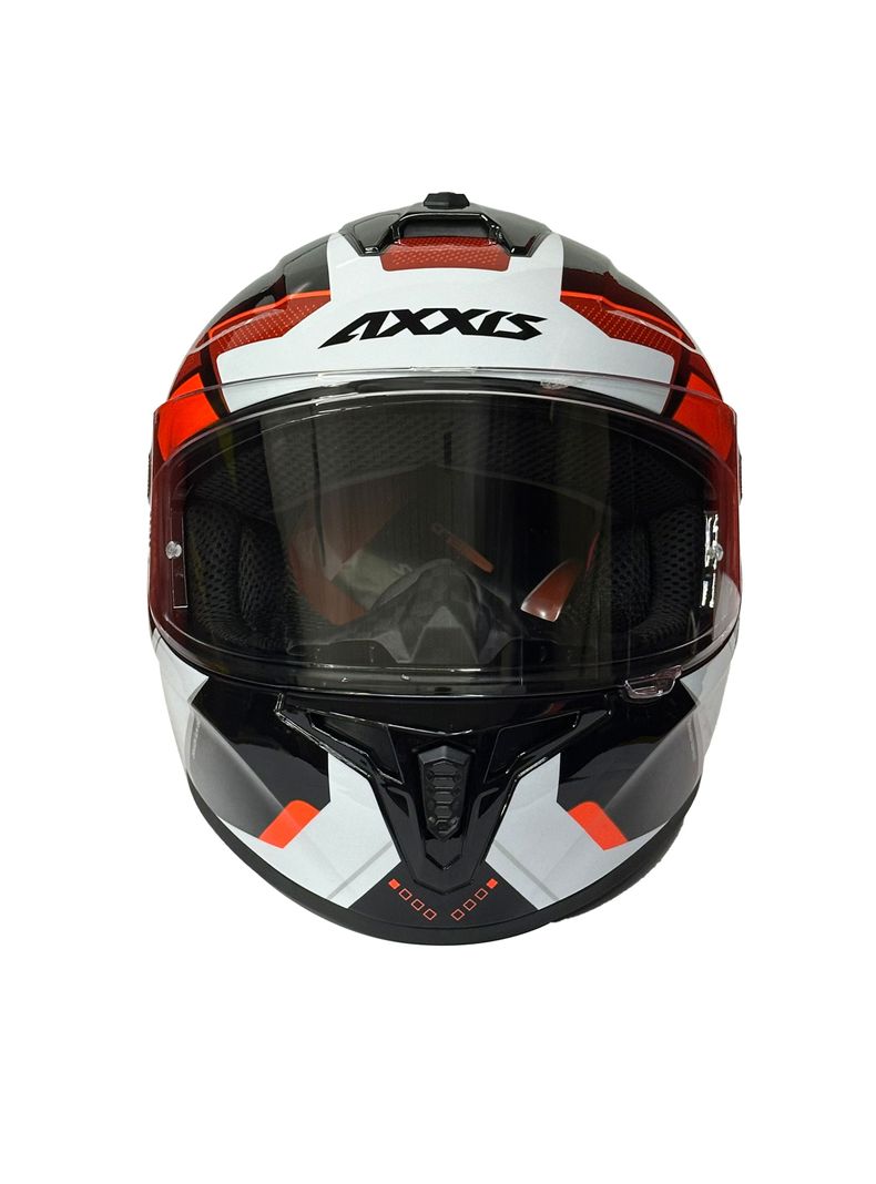 Casco Axxis Draken S Sunray B5 Rojo Fluor Brillo-1