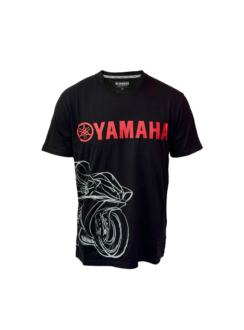 Polera De Hombre Manga Corta Hombre Shadow Negro-0