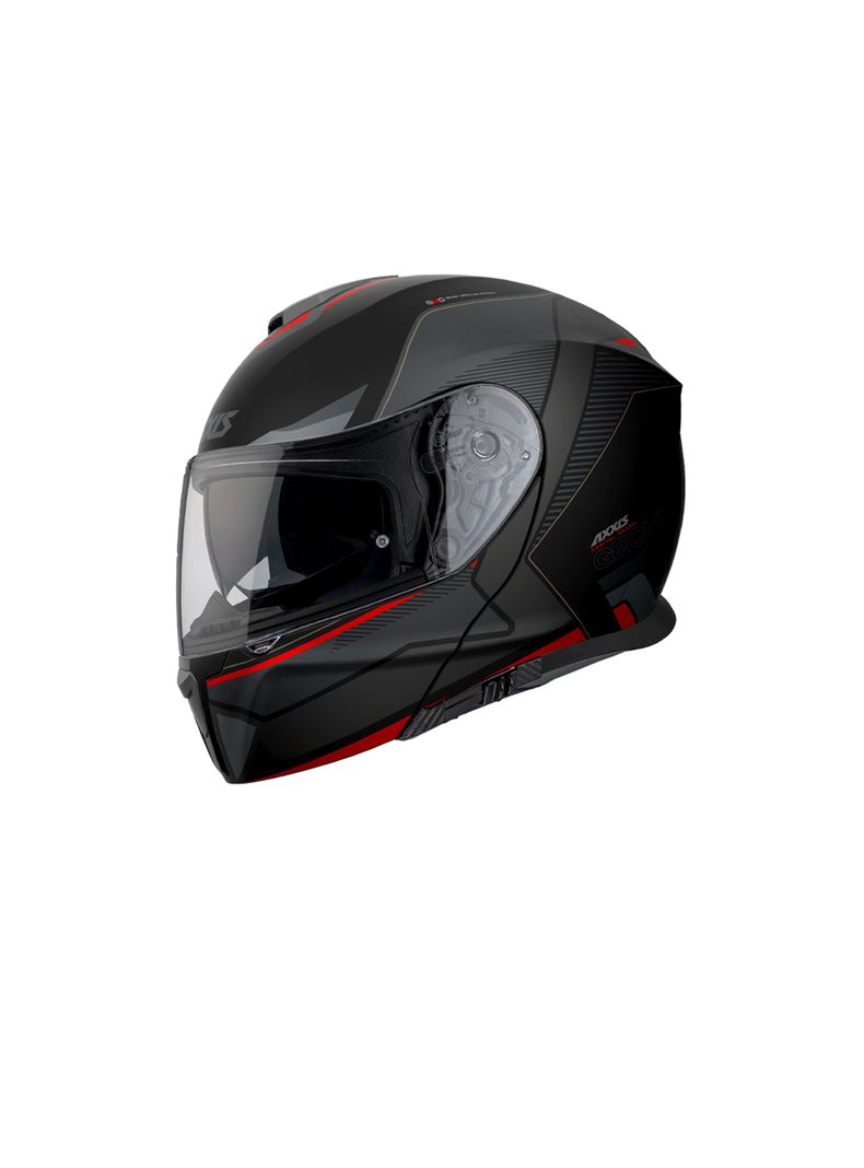 Casco axxis  gecko sv capital  negro mate-0