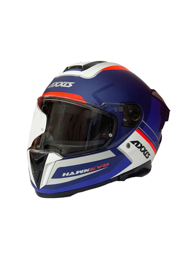 Casco Axxis Hawk Sv Evo Daytona C7 Azul Mate-0