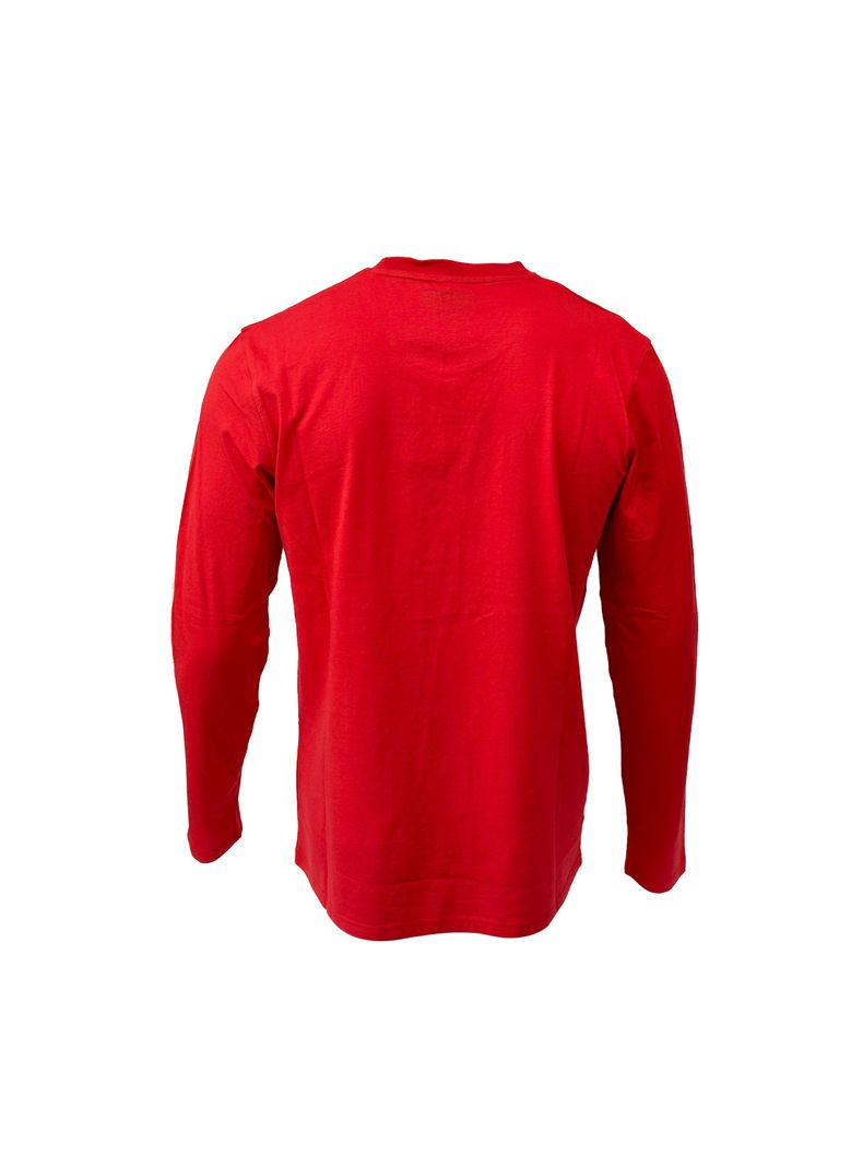 Polera De Hombre Manga Larga Yamaha Diapasón Roja-2
