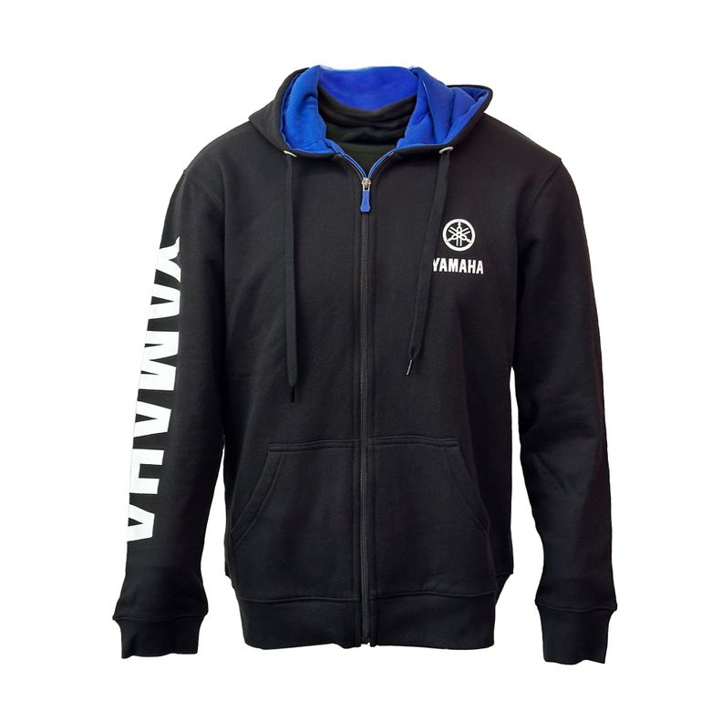 Polerón De Hombre Manga Larga Yamaha Full Zipper Negro-0