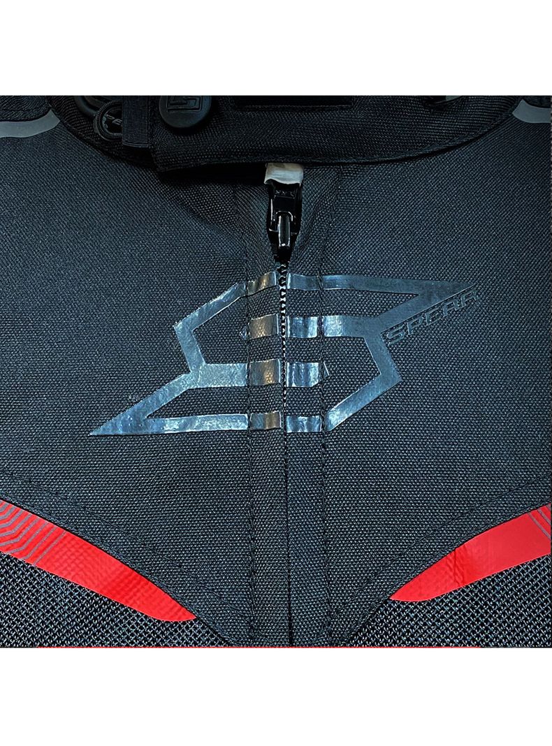 Chaqueta De Moto Spear Mif Rider Rojo-4