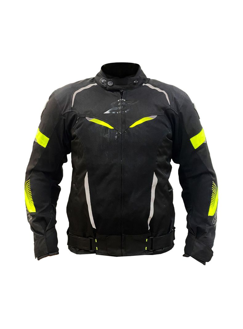 Chaqueta De Moto Spear Mif Rider Amarillo-0