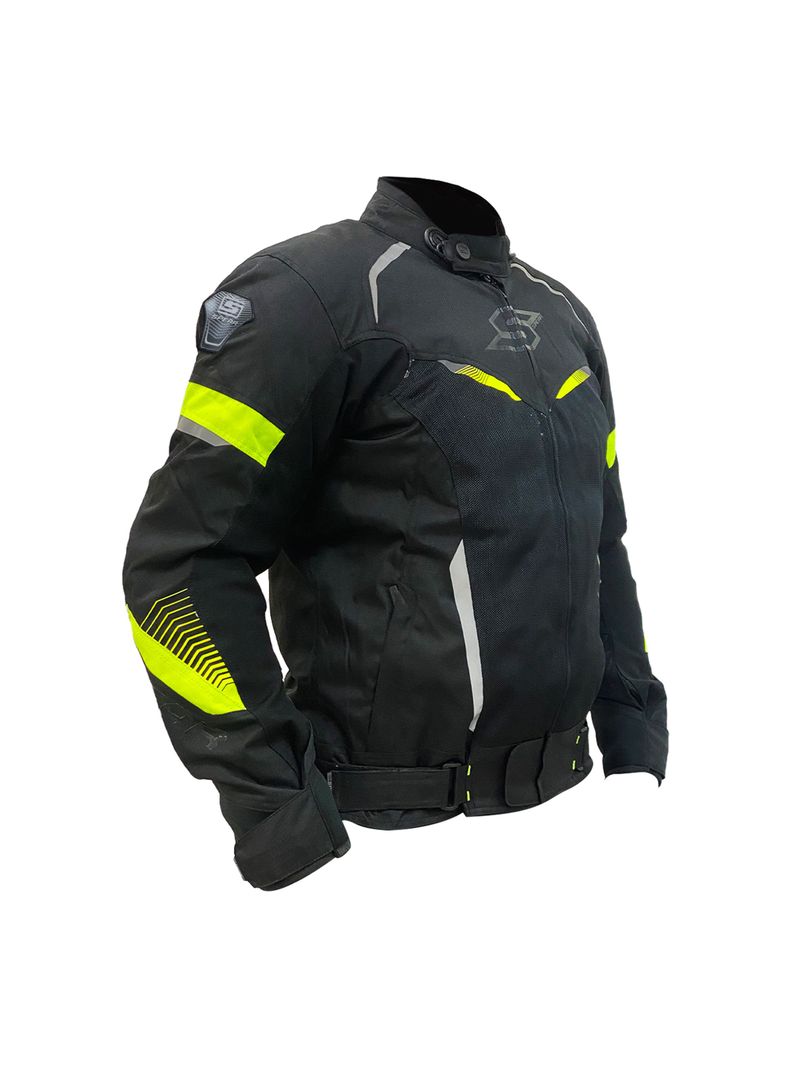 Chaqueta De Moto Spear Mif Rider Amarillo-1