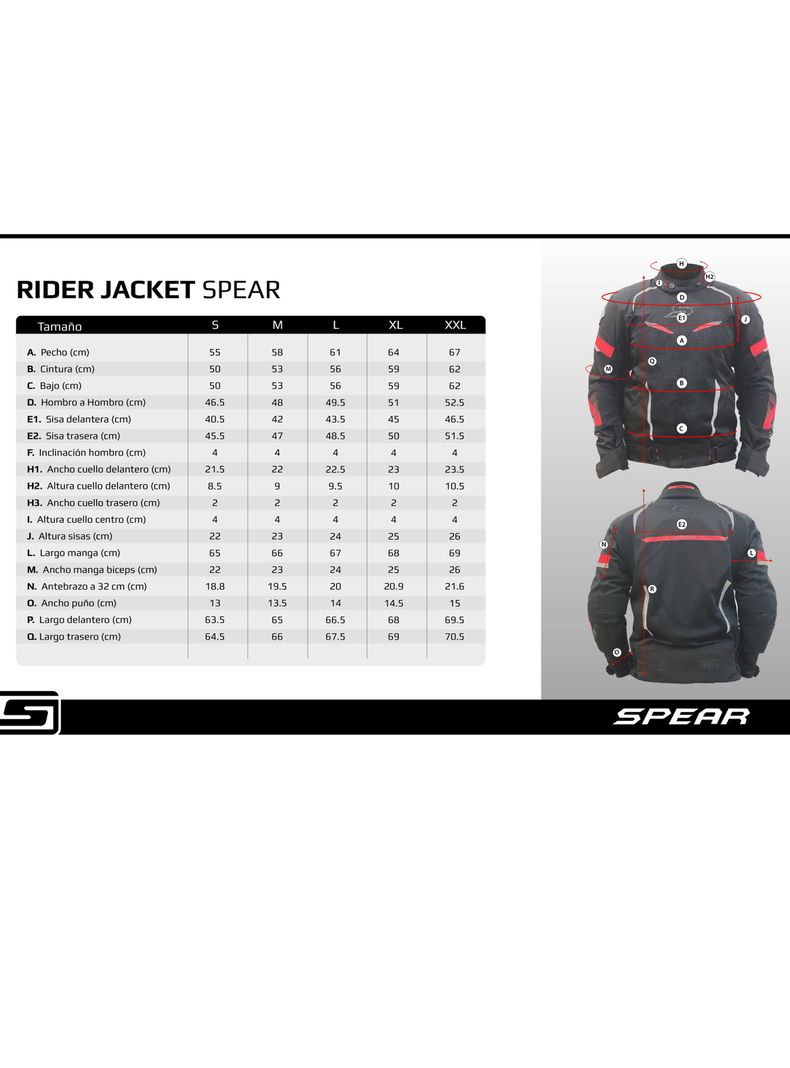 Chaqueta De Moto Spear Mif Rider Amarillo-5