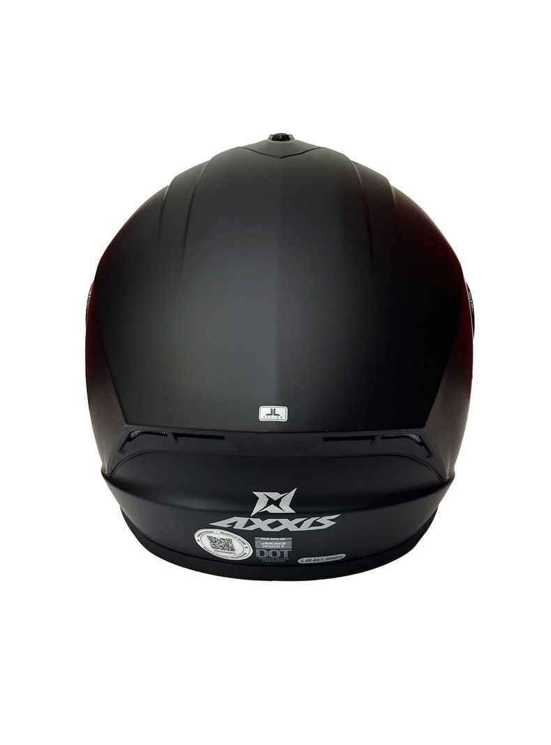 Casco Axxis Draken S Solid Negro Mate-3
