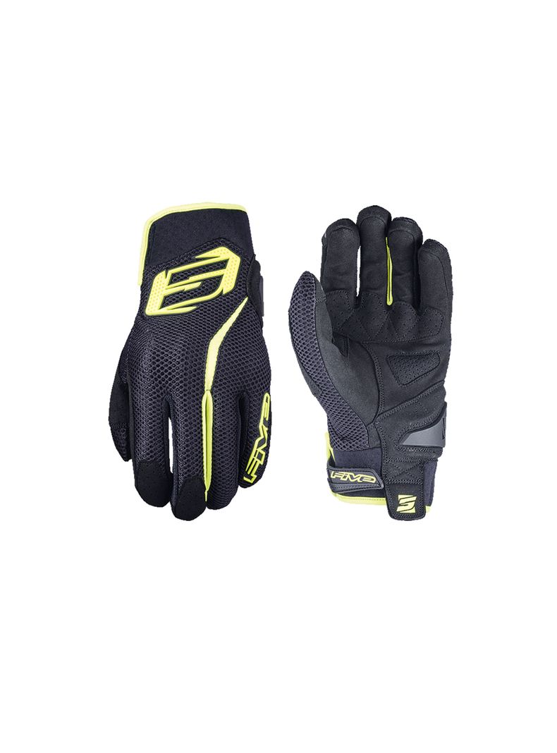 Guantes De Moto Five RS5 Air amarillo fluor-0