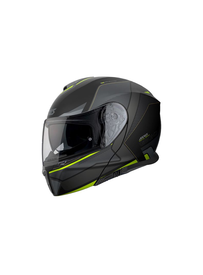 Casco axxis  gecko sv capital  amarillo fluor mate-0