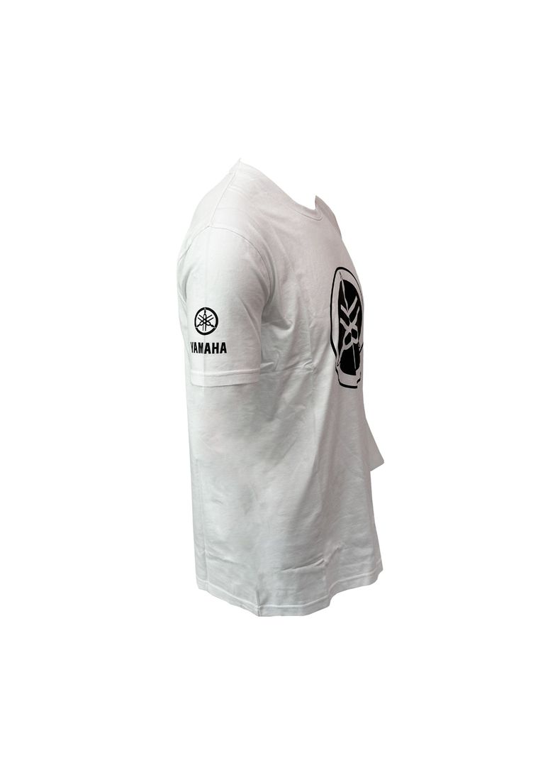 Polera De Hombre Manga Corta Yamaha Diapason Blanco-1