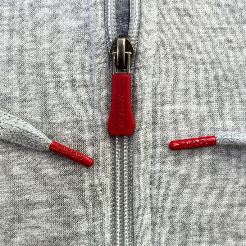Polerón De Hombre Manga Larga Yamaha Full Zipper Gris-6