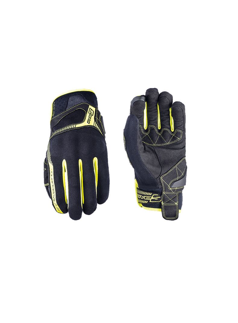 Guantes De Moto Five RS3 Amarillo Fluor-0