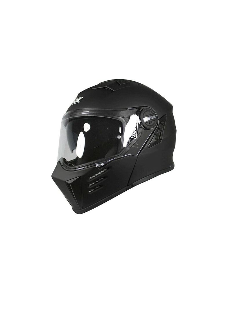 Casco de moto Simpson Darksome Negro mate-0