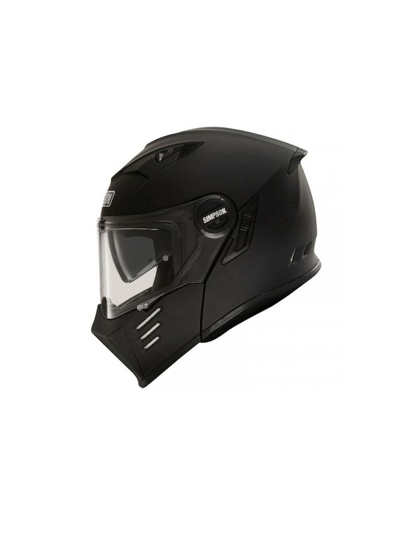 Casco de moto Simpson Darksome Negro mate-1