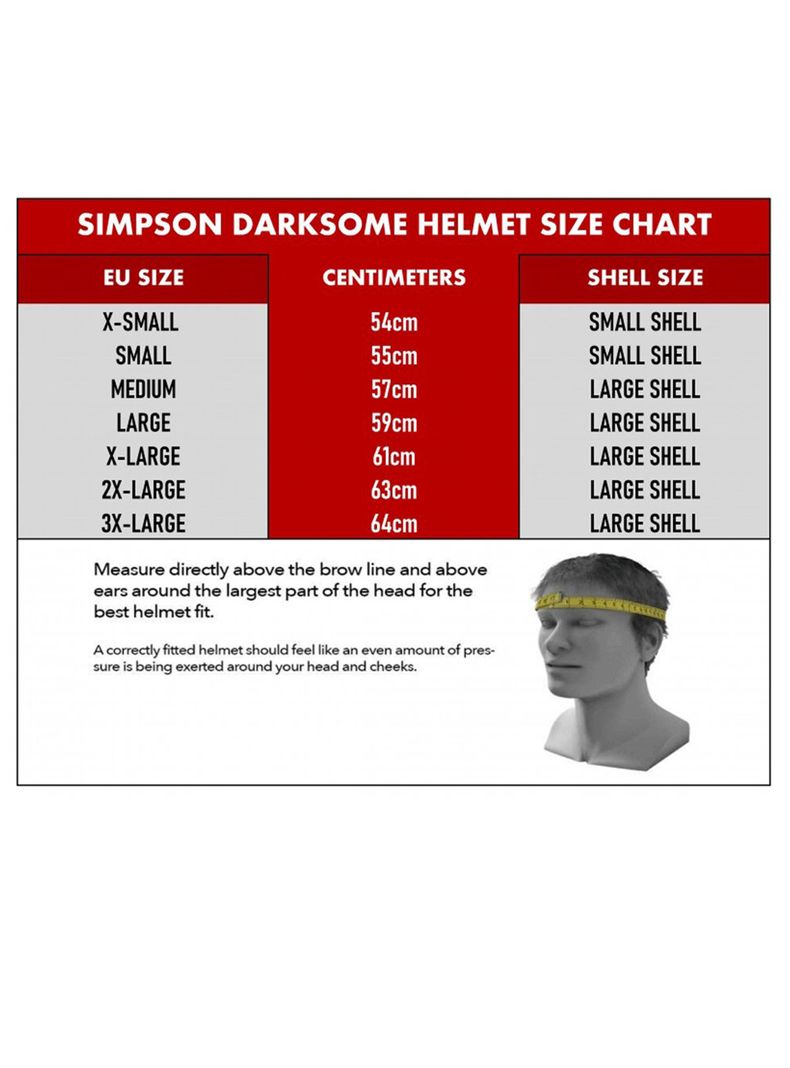 Casco de moto Simpson Darksome Negro mate-3