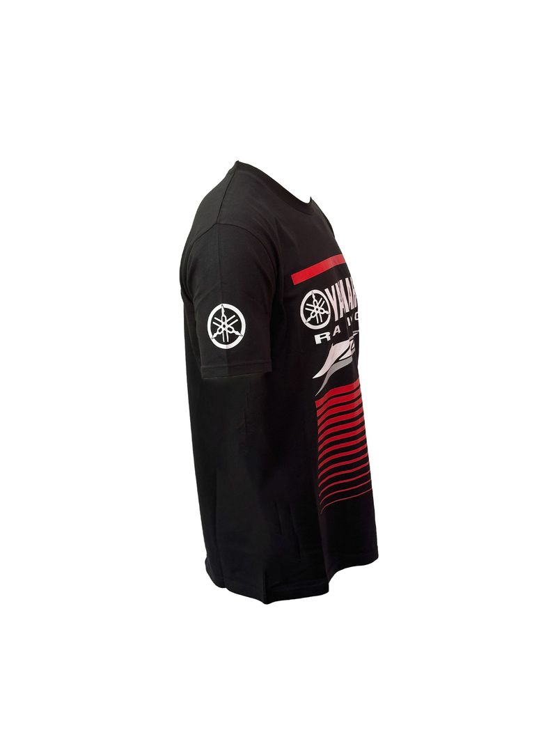 Polera De Hombre Manga Corta Yamaha Racing Negro-1