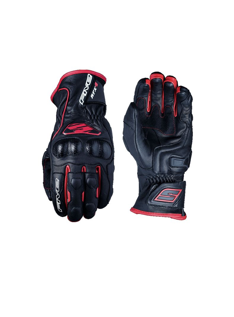 Guantes De Moto Five RFX4 Rojo-0