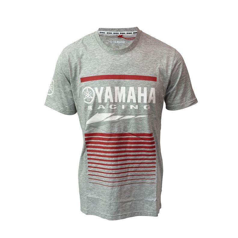 Polera De Hombre Manga Corta Yamaha Racing Gris-0