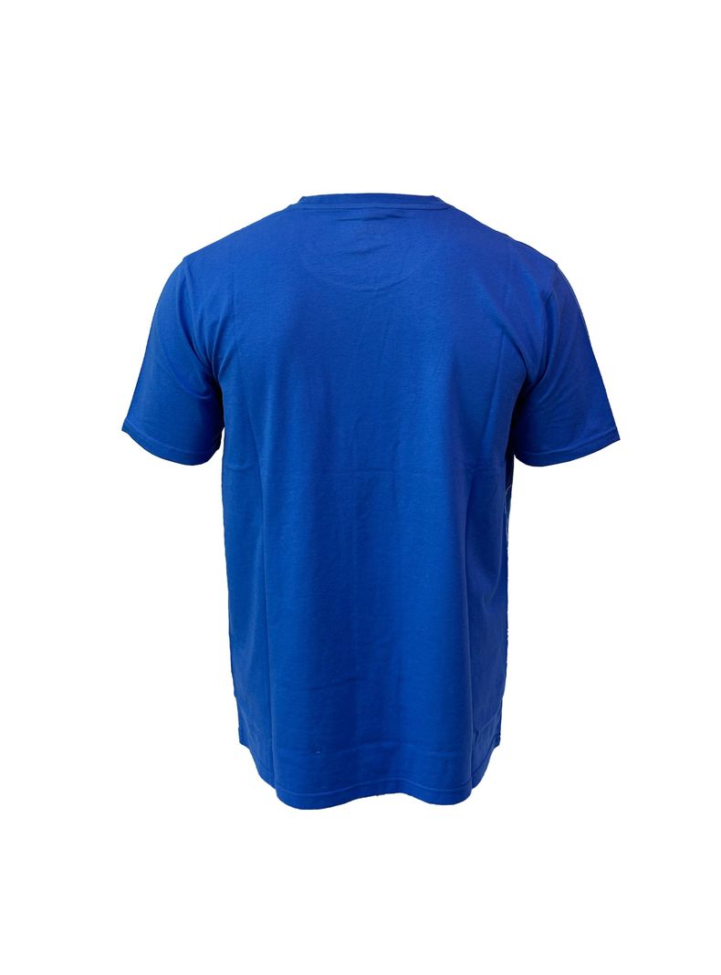 Polera De Hombre Manga Corta Yamaha Shadow Azul-3
